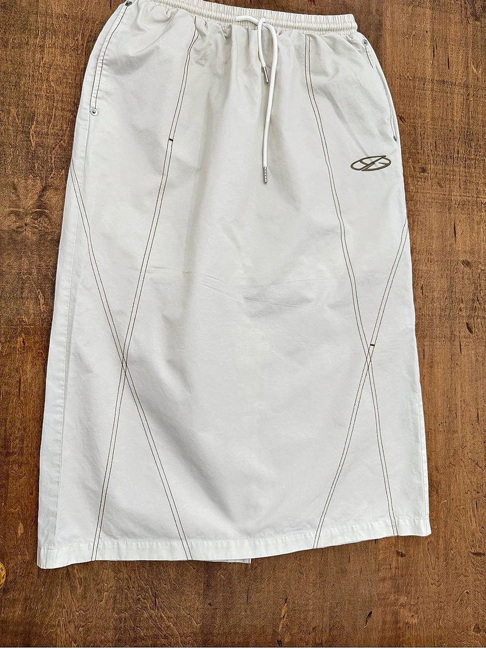 1993 STUDIO cream Athletic Skirt